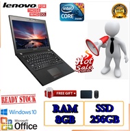 LAPTOP LENOVO K2450 CORE I5  RAM 8 SSD 256GB WIND 10 (FREE GIFT)