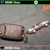 JDM Tofu Shop Car Accessories Car KeyChain Rubber Motorcycle Key Chain  AE86 Initial D Drift Car Key