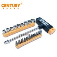 T-shaped tool set (tube set) 22 Piece Century 1/4" [ 5 -- 13 mm ]