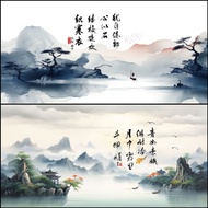 HD self-adhesive aquarium background waterproof sticker fish tank landscaping decorative wallpaper