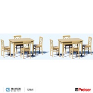 Preiser 68281 (O) Doll Table Chair Set (Table X2 X8) Kit (Need Assembly)
