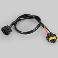 5202 H16 Male To H11 H8 Female Car Fog Light Conversion Wire Harness Pigtail Socket Adapter