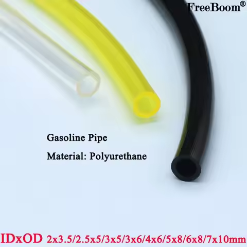 1/5M Fuel Gas Line Pipe Hose String Tube Petrol Line for Trimmer Chainsaw Blower Tool 2x3.5/2.5x5/3x