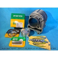 Cylinder Blok Beat Karbu Kvy Beat Fi Kzl Bore Up 130cc - 150cc Piston