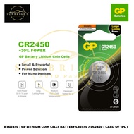 GP LITHIUM COIN CELLS BATTERY CR2450 / DL2450 ( CARD OF 1PC )