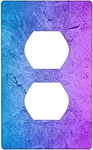 Blue Purple Gradient Single Duplex Outlet Light Switch Plate Cover Decor Wall Plate Decorative Outle