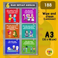 188 posters of 6 rights every muslim - Children's educational posters - Children's learning posters 