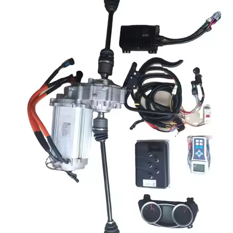 15Kw 96v 20hp AC Motor Controller Axle Gearbox Battery Electric Fusca Boat Electric Conversion Kit