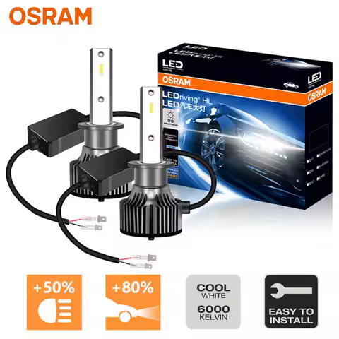 OSRAM LED H1 P14.5s 12V 50W CF Version Car Headlight 4000LM Power Bright 6000K White LED Lamps Turbo