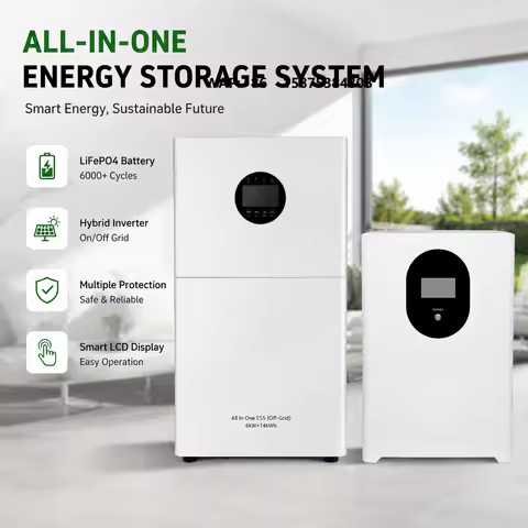 5Kw-30Kw All in One Hybrid Off Grid Home Solar Energy System Kit Complete Solar Panel Power Full Set