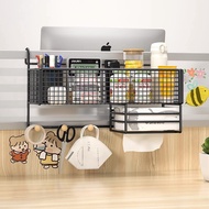 [in stock] Office Desk Storage Rack Office Essentials for Women Workstation Organizer Hanging Hook D