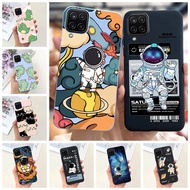 For Samsung Galaxy A12 Case Cute Dinosaur Astronaut Slim Soft Silicone Protective Cover For Samsung 