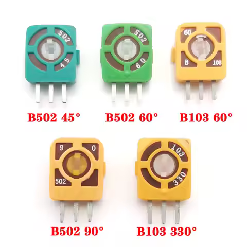 5pcs New Remote Control Aircraft Rocker RC Airplane Potentiometer Piece B502 5K 45 60 90 103 10K 330