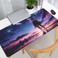 Large mouse pad Hoshimachi Suisei Anime Computer Notebook Mouse Mat Non-slip Keyboard Desk mousepad 