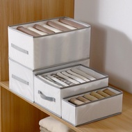 4-Pack Foldable Drawer and Wardrobe Clothes Organizer Boxes