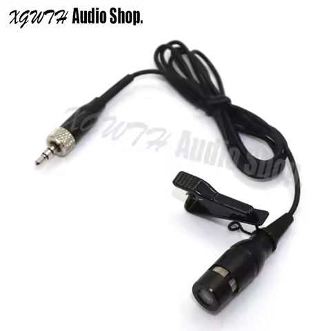 Professional Lavalier Lapel Super Cardioid Condenser Microphone For Sennheiser Wireless BodyPack Tra