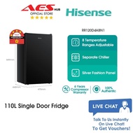HISENSE 110L Gross Refrigerator Single Door Fridge Peti Sejuk Mini Peti Ais 1 Pintu RR120 RR120D4ABN1 RR120D4AGN