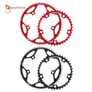 [Gamchiano] Road Bike Chainring, Round Chainring, Aluminum Alloy 130BCD 39-53T, for