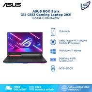 ASUS ROG Strix G15 G513 Gaming Laptop 2021 | G513I-CHN042W (AMD R7-4800H/ 8GB+512GB SSD/ 15.6-inch FHD/ W11) | Wi-Fi 6 | USB 3.2 | HDMI | AURA SYNC | Dolby Atmos | 2-Speaker System | Bluetooth 5.2 | Gaming Laptop with 2 Year Warranty