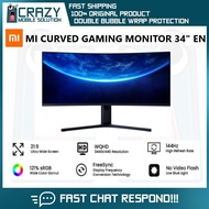 Mi Curved Gaming Monitor - Ultra Wide Screen with 144Hz Refresh Rate (3 Years Warranty By Xiaomi Malaysia)