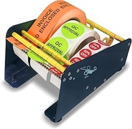 LD-618 Tabletop Metal Label Dispenser, Heavy Duty, Up to 3 Inch Core Diameter, Up to 6.5 Inch Labels