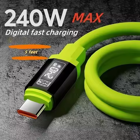 240W USB C To Type-C Fast Charge Data Cable 0.3m/1m/1.5m/2m Quick Charge USB A to Type-C For iPhone 