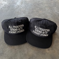 Preace Brave Decision 6 panel cap black Short Brim Cap 6 Panel Cap