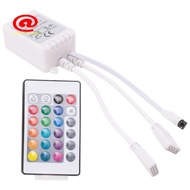 Led Strip Lights Controller,Controller RGB Led Strip Light Controller + Infrared Remote Control 24 K