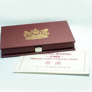 1988年 皇家鑄幣局 香港精鑄錢幣套裝 一套 Hong Kong Proof Set