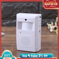 White Alarm Door Bell Alert System Welcome Greeting Doorbell Wireless for Store