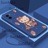 สำหรับเคสโทรศัพท์ Vivo Y01 Vivo Y15A Vivo Y15S Vivo Y15C เคสโทรศัพท์ที่คลุมรูปแมวการ์ตูน