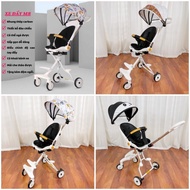 Xe đẩy du lịch M8 - M9 phiên bản nâng cấp mẫu mới 2022 ( 2 chiều ) gấp gọn cao cấp chính hãng