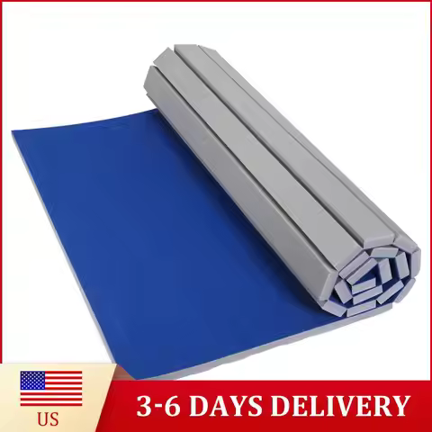 Sturdy Foam Wrestling Mat 118.11x70.87x1.57in Roll-Up Carpet Training Floor with Grippy Surface for 