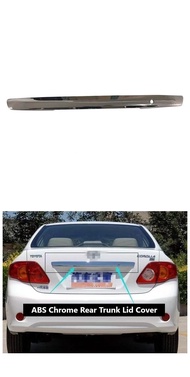 Xuming ABS ฝาครอบฝากระโปรงท้ายบาร์แบบโครเมียมฝาครอบหลังรถสำหรับ Toyota คอโรลล่าอัลติส2007 2008 2009