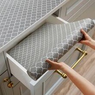 1 Roll Thick Gray Non-Slip Cabinet Liner, Washable EVA Refrigerator Mat, Easy To Cut (30*100cm/11.8*