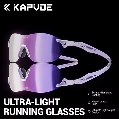 KAPVOE Hot Marathon Photochromic Running Sunglasses Outdoor Running Glasses Man Cycling Glasses Wome