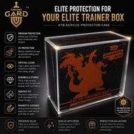 Chronogard Brand Pokemon Acrylic Display ETB Elite Trainer Box with UV Protection Pokemon ETB