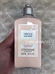 (新版 250ml) ~LOCCITANE Neroli & Orchidee Body Milk 橙花&蘭花潤膚乳 ~到期日: 2024年 10月