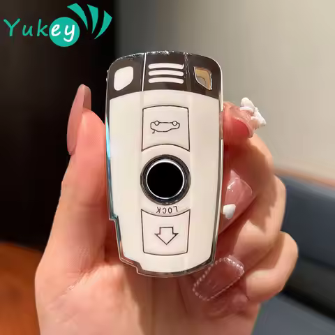 TPU Car Remote Key Case Cover Shell For BMW 3 5 6 Series E90 E60 E70 E87 3 M5 X1 X5 X6 Z4 E71 E72 E8