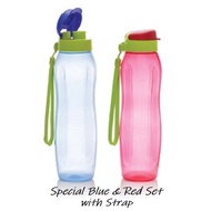 Single/Combo Botol Tupperware Eco Drinking Flip Top Bottle 1 Liter &amp; Giant 2L 2 Liter Eco Bottle &amp; 1.5L 1.5 Liter Bottle