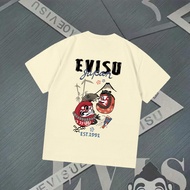Evisu Classic T-Shirt - Lightweight Raglan Sleeve Unisex Fashion Tee