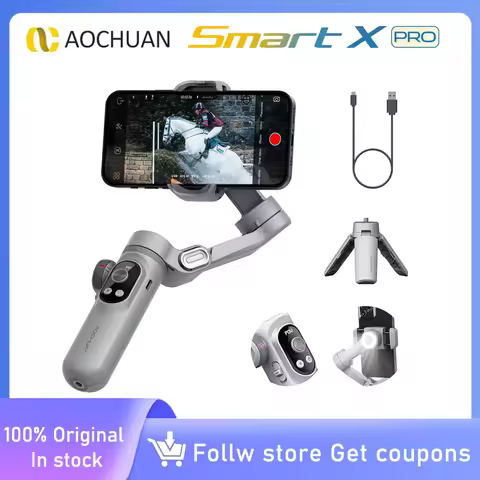 AOCHUAN Smart XPro 3 Axis Smartphone Gimbal Stabilizer For iphone And android Phone Stable shooting 