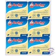 Anchor butter salted 10g.x6 ชิ้น เนยนิวซีแลนด์ แบบเค็ม พกพา 6ชิ้น