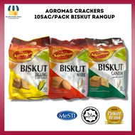 AGROMAS Biskut Rangup Marie Gandum Jagung Corn Crackers Crispy Biscuits