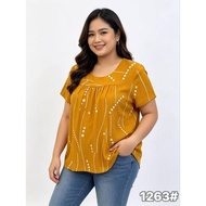 new arrival bangkok plus size pleated tunic 1263A