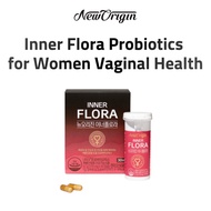 [New Origin] Inner Flora Probiotics for Women Vaginal Health (170mg * 30 Capsules) | Danish UREX pro