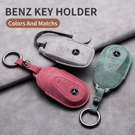 New Fashion Leather Car Key Fob Case Cover For Mercedes-Benz CLA180 CLS350 GLB GLA GLE GLC GLK GLS M