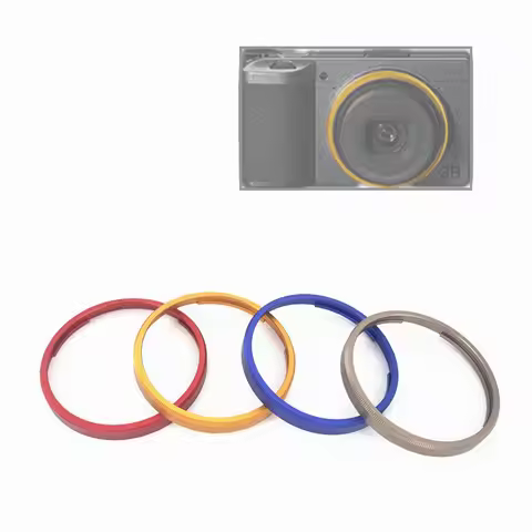 Metal Lens Ring Cap Accessories for RICOH GR III, GR IIIx, GR IV, GR3, GR3x, GR4 Cameras - Replace G