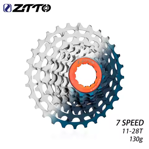 ZTTO Folding Bike 7 Speed SLR Cassette Lightweight HG Freehub 11-28T Bicycle 7Speed 28T K7 7V 7s 28T