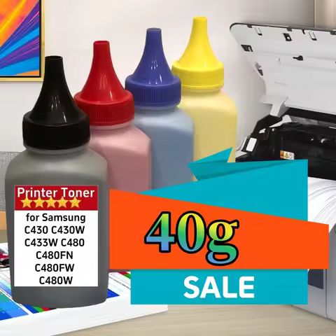 Toner Powder Kit Compatible for Samsung C430 C430W C433W C480 C480FN C480FW C480W Laser Printer CLT-